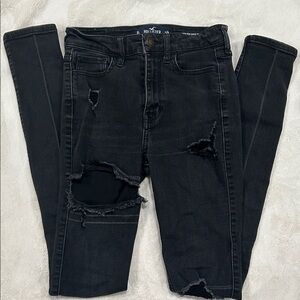 Hollister Distressed Super Skinny High Rise